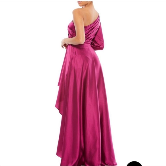 Mac Duggal leena High-Low One-Shoulder Gown size 10 - Picture 9 of 9